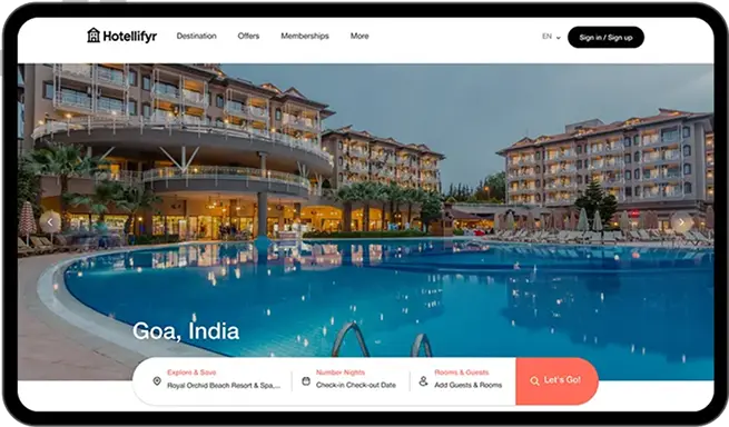 Direct Booking Engine preview
